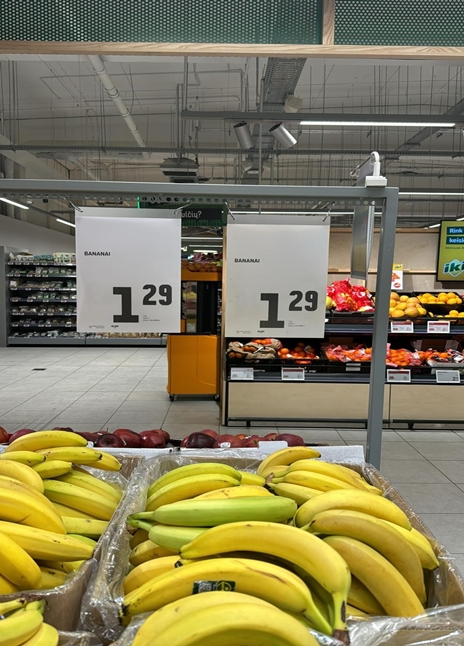 Netikėkite plepalais: bananai „Iki“ – už ypač gerą kainą
